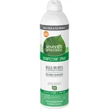 SEVENTH GENERATION SEV 22981CT — Seventh Generation Disinfectant Cleaner - Spray - 13.9 fl oz (0.4 quart) - Eucalyptus Spearmint & Thyme Scent - 8 / Carton - Clear