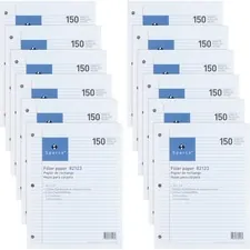 Sparco SPR 82123BD — Sparco 3HP Notebook Filler Paper - 1800 Sheets - College Ruled - 16 lb Basis Weight - 8 x 10 1/2 - White Paper - 1800 / Bundle