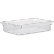 Rubbermaid RCP 3308CLECT - Rubbermaid Commercial 8-12 gallon Clear Food Tote Box - - Po