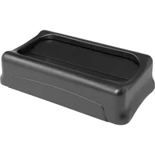Rubbermaid RCP 267360BKCT — Rubbermaid Commercial Slim Jim Container Swing Lid - Plastic - 4 / Carton - Black