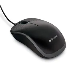 VERBATIM 99790 — SILENT CORDED OPTICAL MOUSE - BLACK