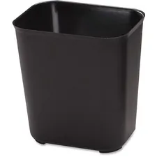 Rubbermaid RCP 254300BKCT — Rubbermaid Commercial 28 Quart Fire Resistant Wastebasket - 7 gal Capacity - Yes - Heat Resistant, Impact Resistant, Rust Resistant - 15.5 Height x 14.5 Width x 10.5 Depth - Thermoset Polyester - Black - 6 / Carton