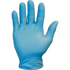 The Safety Zone SZN GNPRLG1MCT — Safety Zone Powder Free Blue Nitrile Gloves - Large Size - Nitrile - Blue - Allergen-free, Latex-free, Silicone-free, Powder-free, Chlorinate, Comfortable, DINP-free - For Food, Cleaning, Dishwashing, Food Service - 1000 / Carton - 9.50 Glove Length