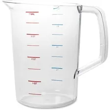 Rubbermaid RCP 3218CLE — Rubbermaid Commercial Bouncer 4 Quart Measuring Cup - 1 Each - Clear - Polycarbonate