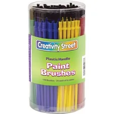 The Chenille Kraft Company CKC 5173 — Creativity Street Canister of Paint Brushes - 144 Brush(es) Plastic