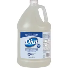 DIAL DIA 82838CT — Dial Sensitive Skin Antimicrobial Soap Refill - Floral Scent - 1 gal (3.8 L) - Kill Germs, Bacteria Remover, Yeast Remover, Mold Remover - Skin, Hand - Clear - 4 / Carton