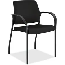 HON COMPANY HON IS110CU10 — HON Ignition 4-Leg Stacking Chair - Black Foam Seat - Black Back - Four-legged Base - 1 Each