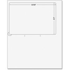 Sparco SPR 99594 - Sparco Laser, Inkjet Integrated Label Form - White - 6 1316 