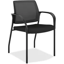HON COMPANY HON IS108IMCU10 — HON Ignition 4-Leg Stacking Chair - Foam Seat - Black Back - High Back - Four-legged Base - 1 Each