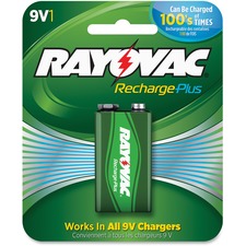 Spectrum RAY PL16041GENE - Rayovac Recharge Plus 9-volt Battery - For Multipurpose - Ba