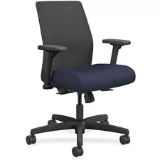 HON COMPANY HON I2L1AMLC98TK — HON Ignition Mesh Back Task Chair - Navy Fabric Seat - Fabric Back - Black Frame - 5-star Base - 1 Each