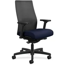 HON COMPANY HON I2M2AMLC98TK — HON Ignition Mesh Back Task Chair - Fabric Seat - Mid Back - 5-star Base - Navy - 1 Each