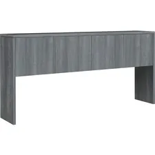 HON COMPANY HON 105327LS1 — HON 10500 Stack-On Hutch for L-Station - 78 x 14.6 x 37.1 - Drawer(s)4 Door(s) - Square Edge - Material: Thermofused Laminate (TFL), Wood - Finish: Sterling Ash Laminate