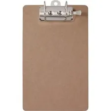 SAUNDERS MFG. CO., INC. SAU 05712 — Saunders Lock-O-Matic Dual Arch Ring Archboard - 2.50 Clip Capacity - 8 1/2 x 11 - Arch - Hardboard - Brown - 1 Each
