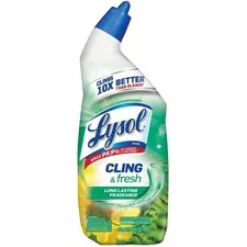 RECKITT BENCKISER RAC 98010 — Lysol Lysol Toilet Bowl Cleaner - 24 oz (1.50 lb) - Forest Rain Scent - 1 Each - Blue
