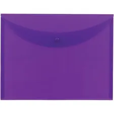 SMEAD MANUFACTURING CO. SMD 89684 — Smead Letter File Wallet - 8 1/2 x 11 - Polypropylene - Purple - 10 / Box
