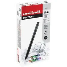 UNIBALL UBC 70359 — uni-ball Spectrum Gel Pen - 0.7 mm Pen Point Size - Black Gel-based Ink - 12 / Dozen