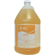 Rochester Midland Corporation RCM 11983227 — RMC CP-64 Hospital Disinfectant - Concentrate - 128 fl oz (4 quart) - Fresh Lemon Scent - 1 Each - Yellow