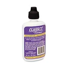 SHACHIHATA INC. U.S.A. XST 40712 — Xstamper Classix Custom Self-Inking Refills - 1 Each - Black Ink - 2 fl oz - Black
