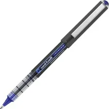 UNIBALL UBC 70129 — uni-ball Vision 1.0mm Point Rollerball Pen - Broad Pen Point - 1 mm Pen Point Size - Blue - Black, Blue Barrel - 12 / Dozen