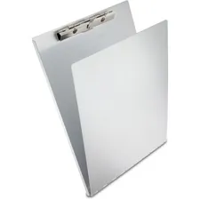 SAUNDERS MFG. CO., INC. SAU 12017 — Saunders Aluminum Clipboard with Writing Plate - 0.50 Clip Capacity - 8 1/2 x 11 - Spring Clip - Aluminum - 1 Each