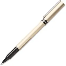 UNIBALL UBC 60052 — uni-ball Deluxe Rollerball Pens - Fine Pen Point - 0.7 mm Pen Point Size - Black - Champagne Barrel - 12 / Dozen