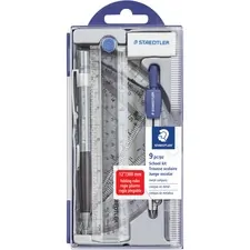 STAEDTLER MARS GMBH STD 55060S92 — Staedtler Compass Math Set - 9 Piece(s) - Blue - 1 Set