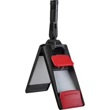Rubbermaid RCP 2132428CT — Rubbermaid Commercial Adaptable Flat Mop Frame - Ergonomic - Black - 12 / Carton