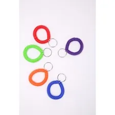 Sparco SPR 02884 — Sparco Split Ring Wrist Coil Key Holders - 2.1 x 2.1 x 2.4 - 10 / Pack - Assorted