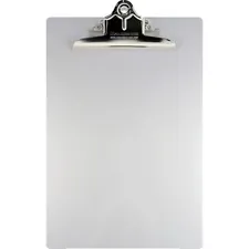 SAUNDERS MFG. CO., INC. SAU 22517 — Saunders Aluminum Round Corner Clipboards - 1 Clip Capacity - 8 1/2 x 11 - Clamp - Aluminum - Silver - 1 Each