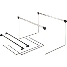 TOPS BUSINESS FORMS PFX AFF24 — Pendaflex Actionframe Drawer File Frames - Letter - 14-18 Long - Steel - Stainless Steel - 2 / Box