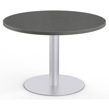SpecialT SCT SIEN36SM - Special-T Sienna Cafe Table - Gray Round Top - Powder Coated