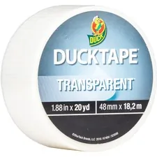 Shurtech DUC 241380 — Duck Transparent Duct Tape - 20 yd Length x 1.90 Width - 1 Each - Transparent, Clear