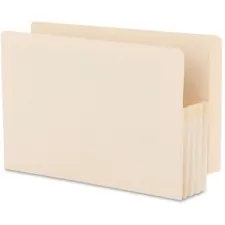 SMEAD MANUFACTURING CO. SMD 76124 — Smead TUFF Pocket Straight Tab Cut Legal Recycled File Pocket - 8 1/2 x 14 - 800 Sheet Capacity - 3 1/2 Expansion - Manila - Manila - 10% Recycled - 25 / Box