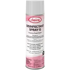 The Claire Manufacturing Company CGC C1001 — Claire Multipurpose Disinfectant Spray - Ready-To-Use Spray - 17 fl oz (0.5 quart) - Country Fresh Scent - 12 / Carton - Pink
