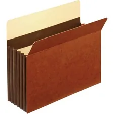 TOPS BUSINESS FORMS PFX C1534GHD — Pendaflex Letter Recycled Expanding File - 8 1/2 x 11 - 5 1/4 Expansion - Tyvek - Brown - 10% Recycled - 10 / Box