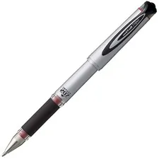 UNIBALL UBC 65802 — uni-ball 207 Gel Impact - Bold Pen Point - 1 mm Pen Point Size - Refillable - Red Gel-based Ink - Silver Barrel - 12 / Dozen
