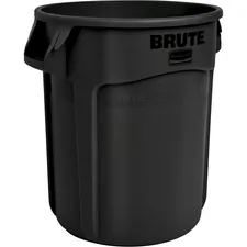 Rubbermaid RCP 1779734 — Rubbermaid Commercial Vented Brute 20-gallon Container - 20 gal Capacity - Round - Stackable, Fade Resistant, Warp Resistant, Crack Resistant, Crush Resistant, Reinforced Base, Durable, Ergonomic Handle, Contoured Base Handle, Vented, Tear Resistant, ... - 22.9 Height x 19.4 Width x 22.3 Depth - Resin - Black - 1 Each