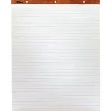 TOPS BUSINESS FORMS TOP 79041 — TOPS Horizontal Ruled Easel Pads - 50 Sheets - Stapled/Glued - 15 lb Basis Weight - 27 x 34 - White Paper - Perforated, Punched - 2 / Carton