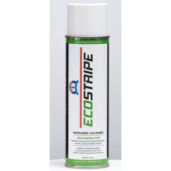 Ebrookmyer Inc 1S-AFMP - 1 Shot Eco Stripe Water Based Field Marking Paint (18oz Whit