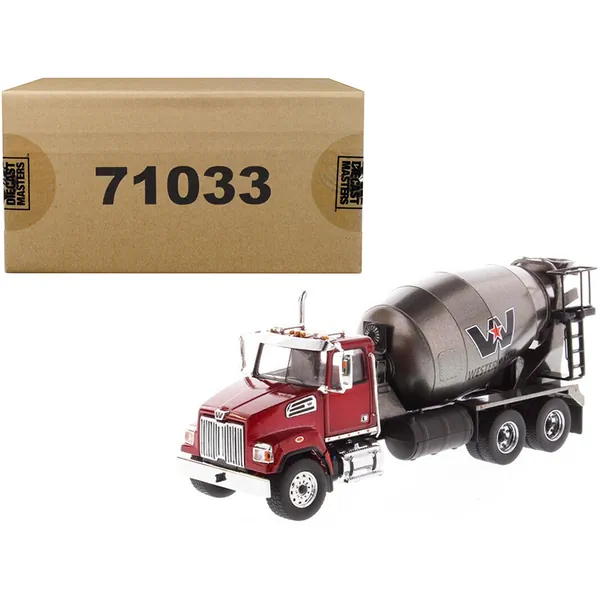 Diecast Masters 71033 — Western Star 4700 SF Concrete Mixer Truck 1/50 Diecast Model