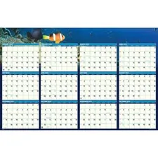 HOUSE OF DOOLITTLE HOD 3969 - House of Doolittle Earthscapes Sea Life Laminated Planner - 