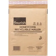 Shurtech DUC 287432 - Duck Brand Flourish Honeycomb Recyclable Mailers - BubbleShi