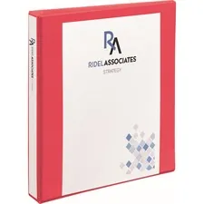 Avery Dennison AVE 17293 — Avery® 1 Durable View Binder - 1 Binder Capacity - Letter - 8 1/2 x 11 Sheet Size - 220 Sheet Capacity - Slant Ring Fastener(s) - 2 Pocket(s) - Polypropylene - Coral - Recycled - Pocket, Durable, Long Lasting, Tear Resistant, Split Resistant, Sturdy - 6 Each