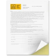 Domtar Inc XER 3R12420 — Xerox Bold Digital Carbonless Paper - Letter - 8 1/2 x 11 - 2500 / Carton - SFI