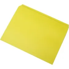 National Industries For the Blind 7530013649486 — SKILCRAFT Letter Recycled Top Tab File Folder - 8 1/2 x 10 63/64 - Yellow - 100% Recycled - 100 / Box