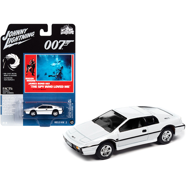 Johnny Lightning JLPC002-JLSP127 - Lotus Esprit S1 White (James Bond 007) The Spy Who Loved Me 