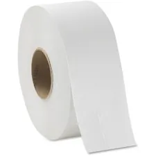 GEORGIA PACIFIC GPC 13718 — Pacific Blue Basic Jumbo Jr. High-Capacity Toilet Paper by GP Pro - 1 Ply - 3.50 x 2000 ft - 3.30 Roll Diameter - White - Nonperforated - For Washroom, Office Building, Public Facilities, School, Hotel, Food Service, Healthcare - 8 / Carton