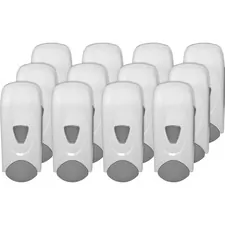 Genuine Joe GJO 08950CT — Joe Foam-Eeze Foam Soap Dispenser - Manual - 1.06 quart Capacity - White, Gray - 12 / Carton