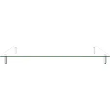 KANTEK MS380 — GLASS MONITOR RISER. ELEGANT MINIMALIST DESIGN. PLACE MONITOR AT A COMFORTABLE H